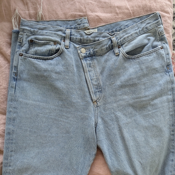 AGOLDE Criss Cross Straight in Dimension - Women's Size 32 - Picture 2 of 5